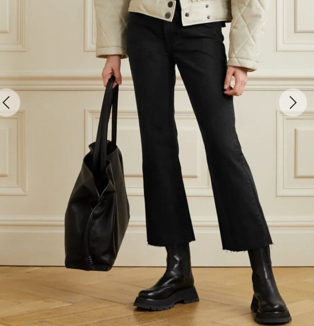 Slvrlake Frankie Denim Black Jeans $289 Size 25 NOWT
